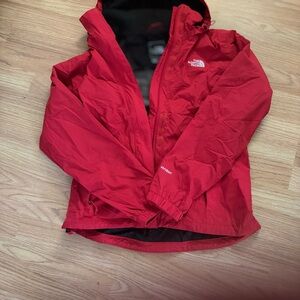The North Face Women’s Cherry Red Raincoat